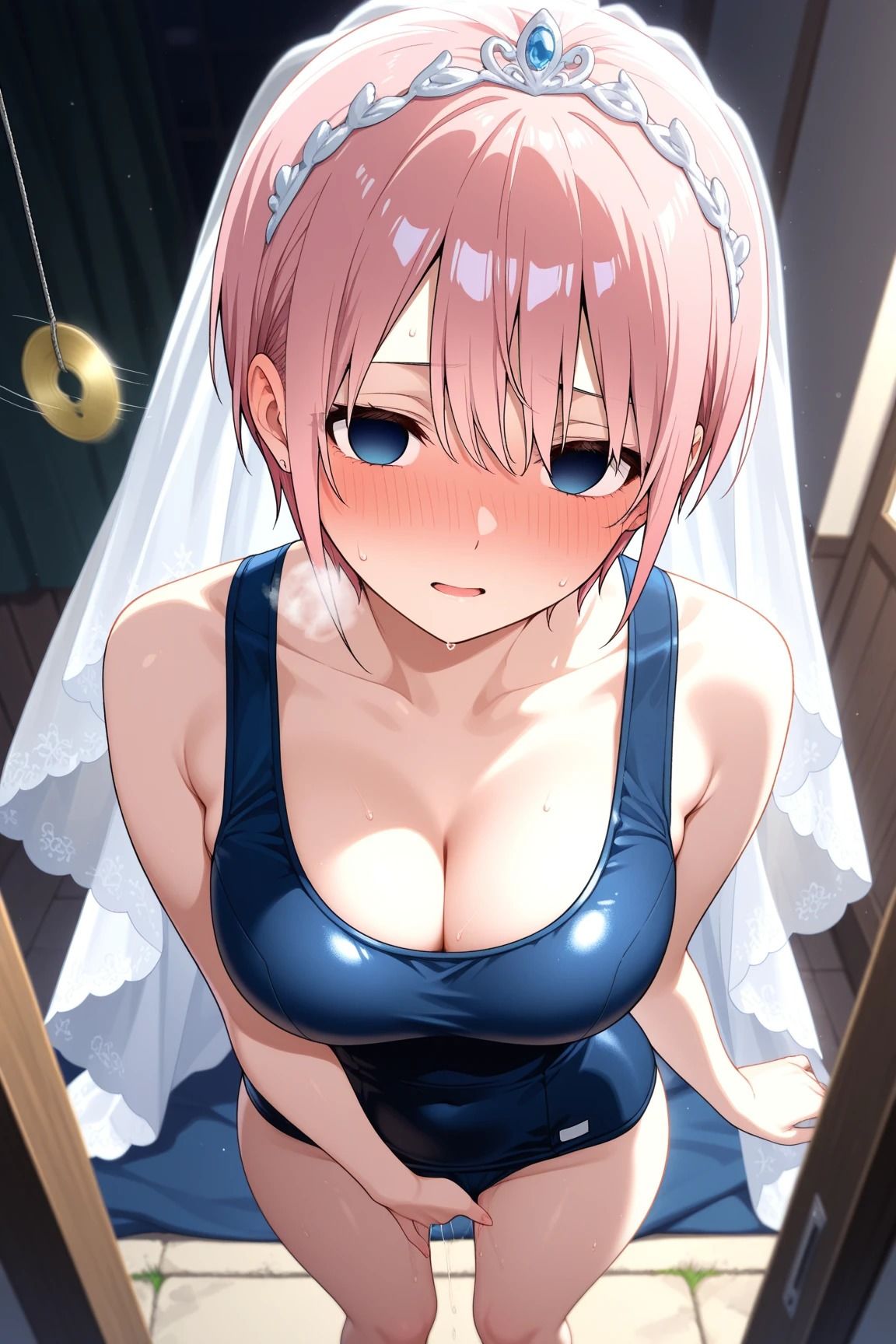 サンプル画像5:「中野一花」イラスト集（96枚）(推しAI作品展) [d_680787]