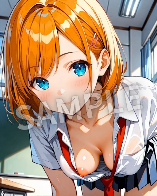 ちょっぴりドキドキ胸チラシーン 画像2