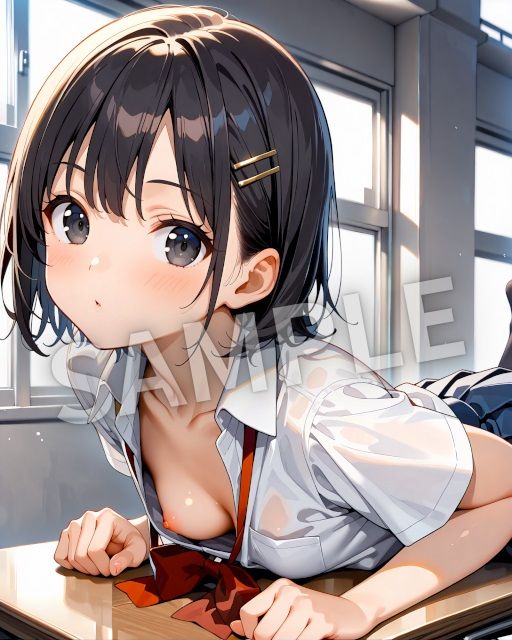 サンプル画像3:ちょっぴりドキドキ胸チラシーン(カレン/Karen) [d_680940]