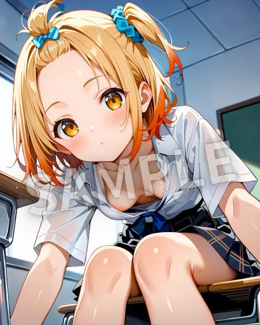 サンプル画像5:ちょっぴりドキドキ胸チラシーン(カレン/Karen) [d_680940]