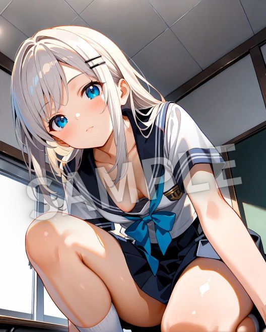 ちょっぴりドキドキ胸チラシーン 画像7