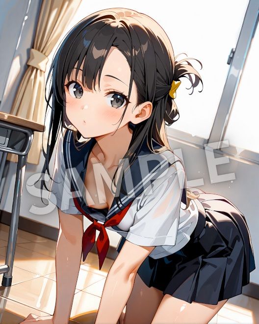ちょっぴりドキドキ胸チラシーン 画像9