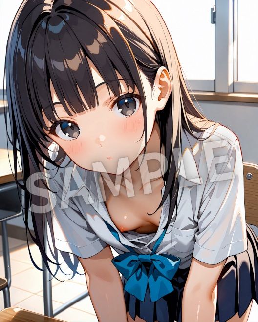 ちょっぴりドキドキ胸チラシーン 画像10