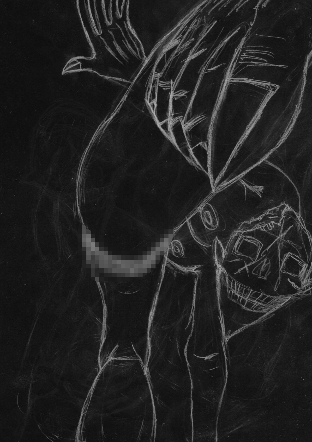 黒よりも黒いエロティックホラー黒戯絵集「マネキンポーズ4」 画像7