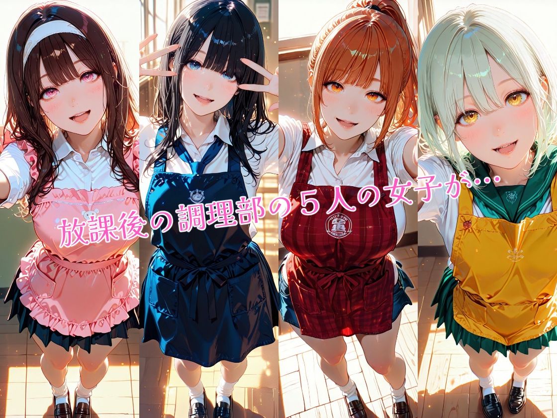 サンプル画像1:調理部の女の子の得意料理にはいせつしてもらった(ひみつのアトリエ) [d_681155]