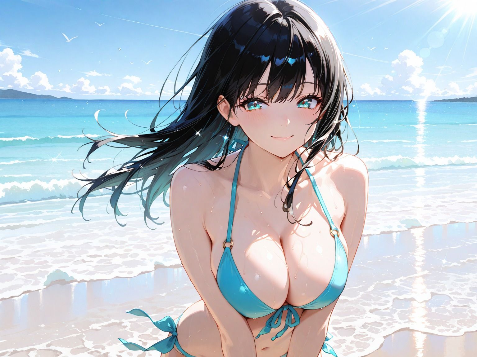巨乳美女のリゾートホテル裏サービス 中出しえっちヤリ放題 画像1