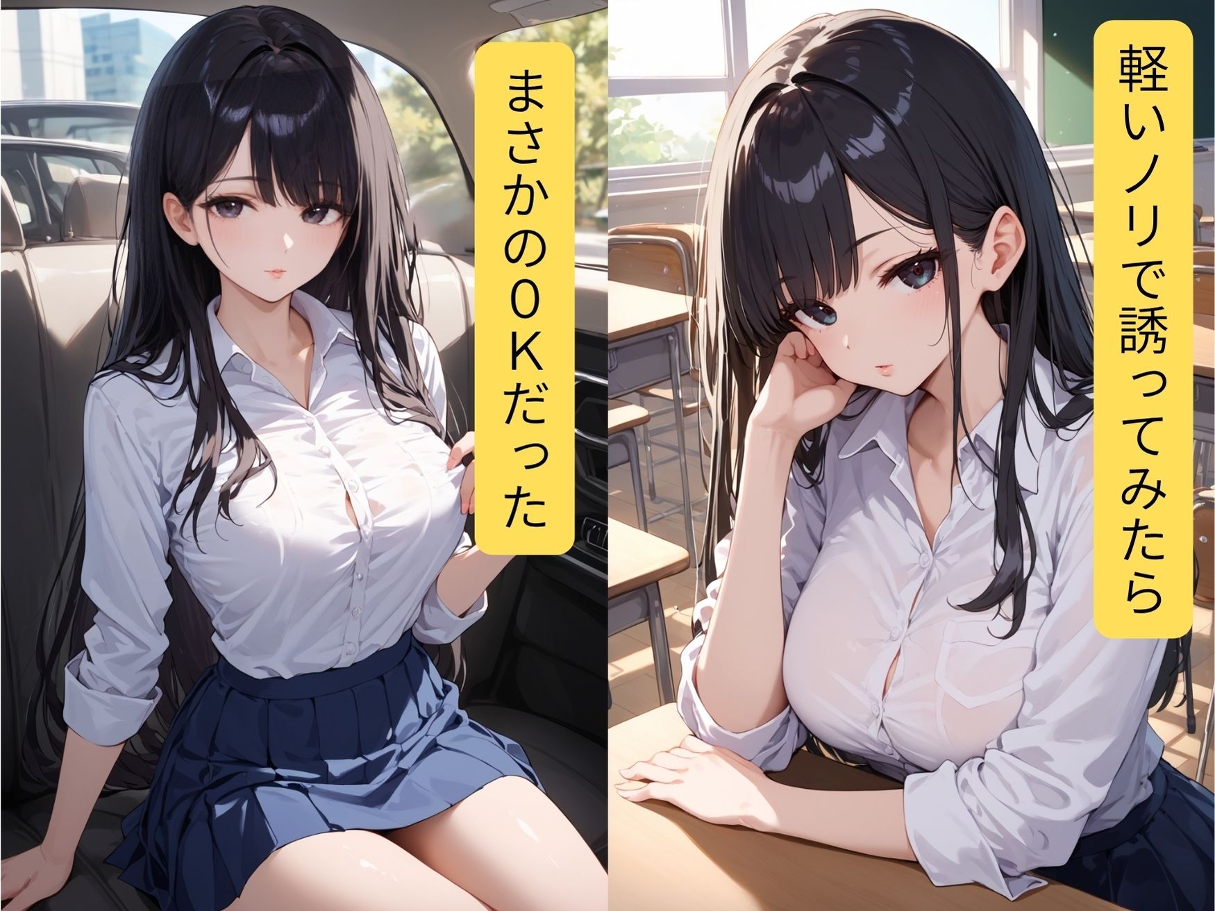 サンプル画像1:お気に入りの女子家に呼んだら  想像以上にやる気満々だった件(スタンドアップ彩) [d_681237]