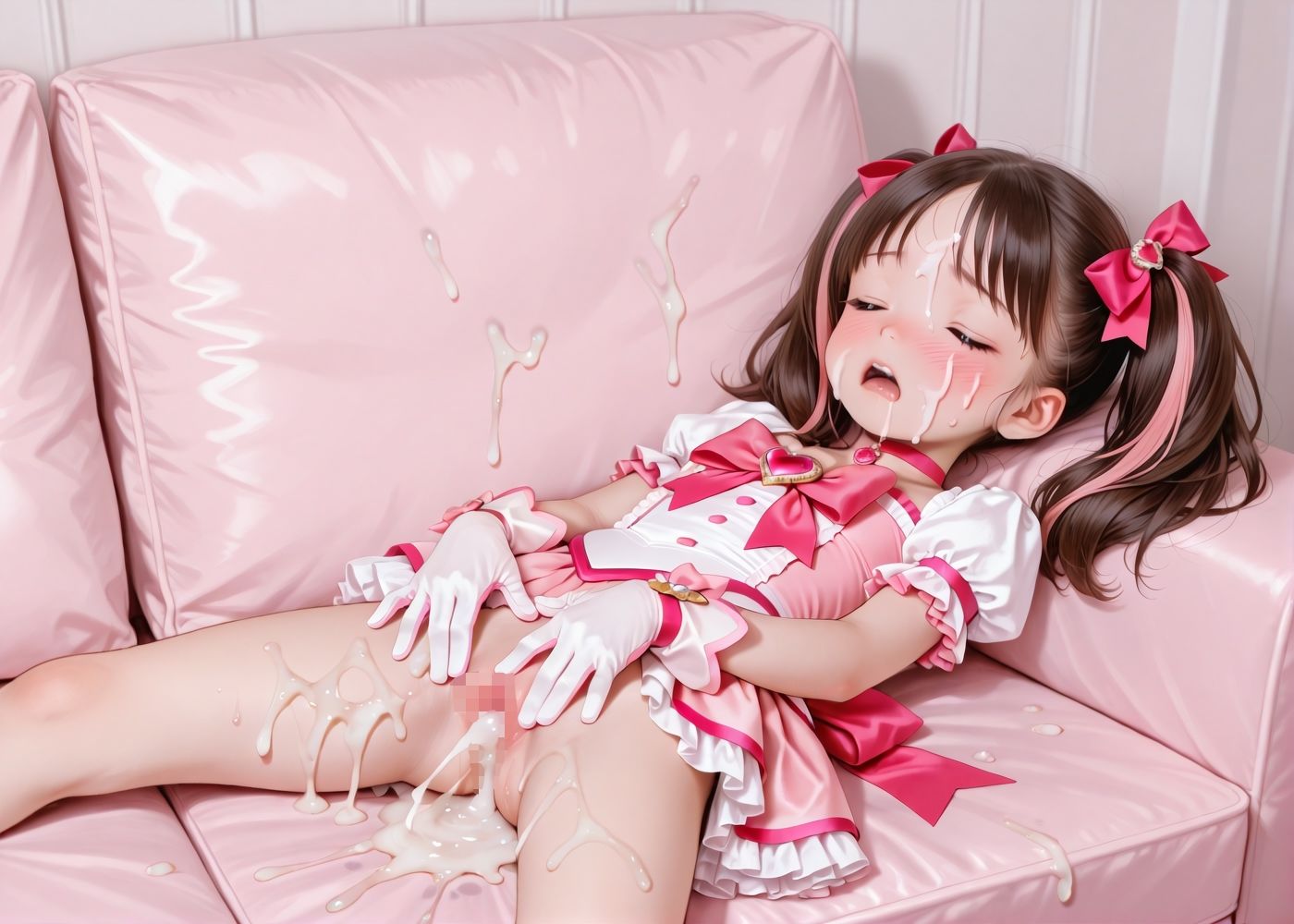 パパとふたりきりで魔法少女ごっこ -悪者に力を奪われてひどいことされるシーンしよっ！- お尊さん エロ画像9