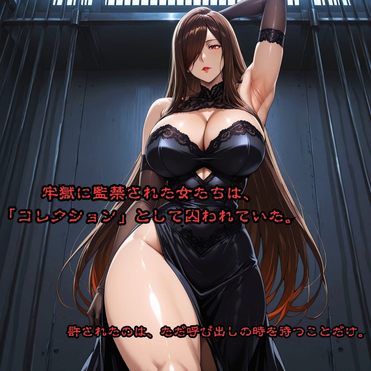 サンプル画像1:牢獄コレクション  SAIKA(鉄バット仮面) [d_681309]