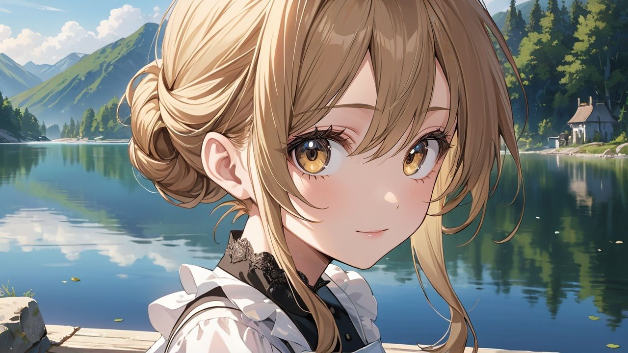 サンプル画像2:美人メイドのエミリアさん 2(アーティア) [d_681311]