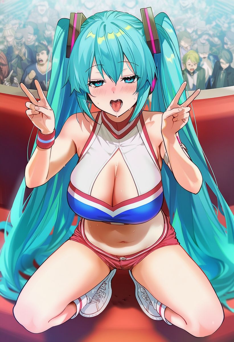 サンプル画像2:チアガール初音●ク(sekineYs) [d_681339]