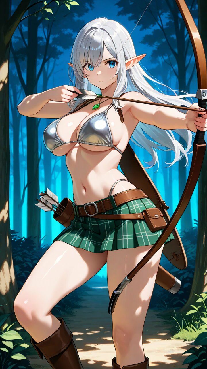 巨乳エルフ 敗北と受難 美しき射手に降り注ぐ射精 画像10