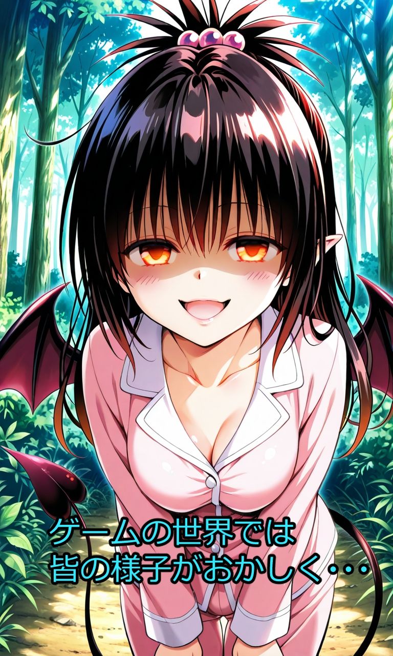 サンプル画像2:もんくえ風T〇LOVEる(アフロヘアー) [d_681560]