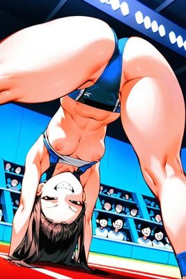 サンプル画像5:陸上女子(ワド鈴木) [d_681605]