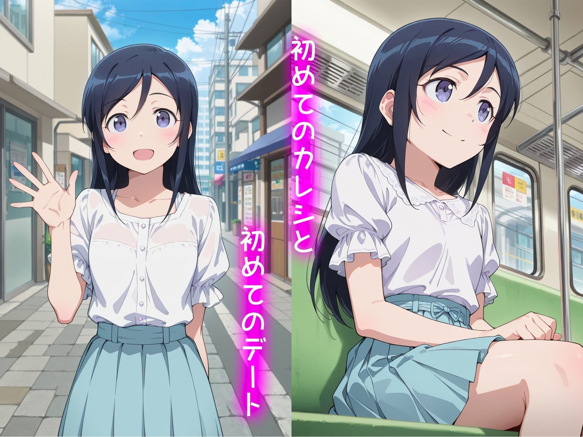 サンプル画像1:処女卒業記録〜ワタシが女になった夏〜【あやせ編】(オスマンロマン) [d_681729]