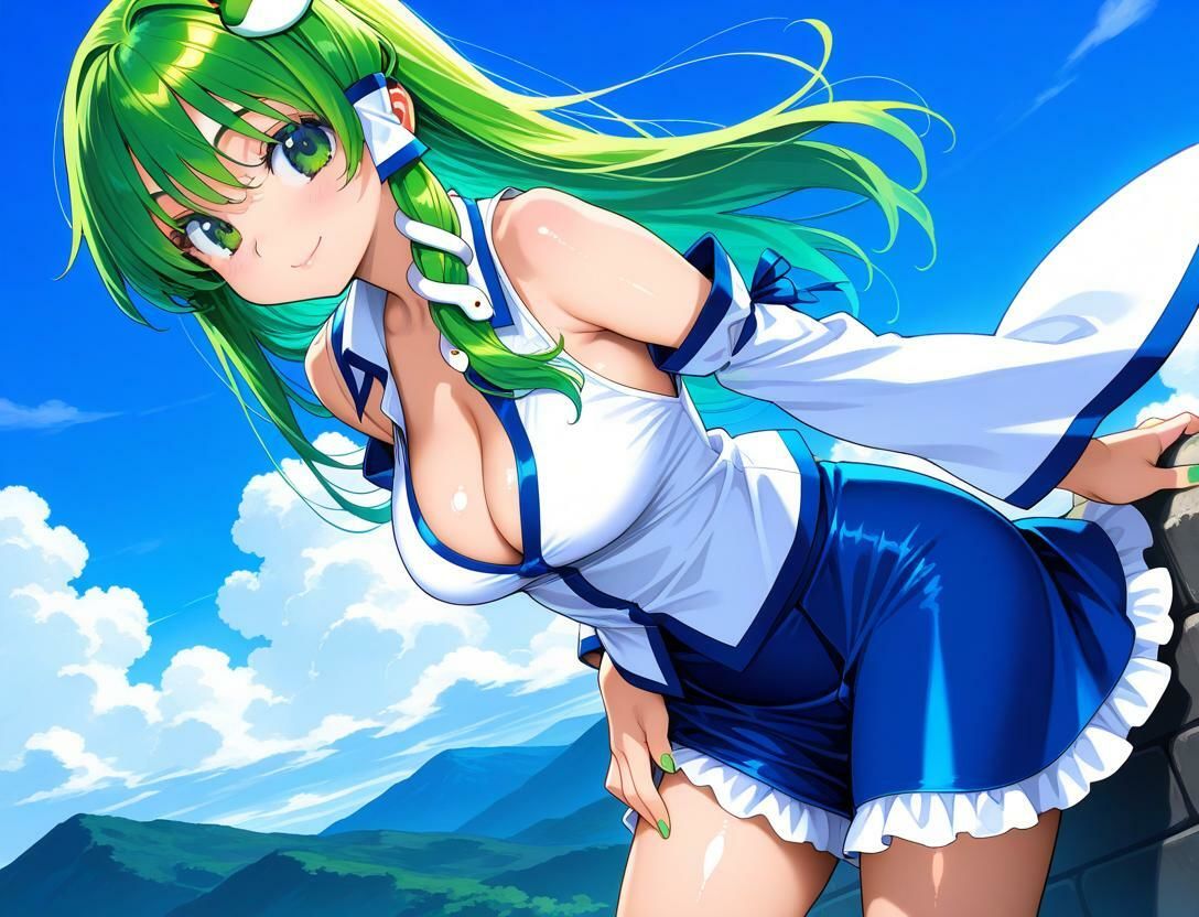 サンプル画像1:東〇種付淫夢 東〇谷早苗VSディルド妖怪・前編(楽園Alice) [d_681803]