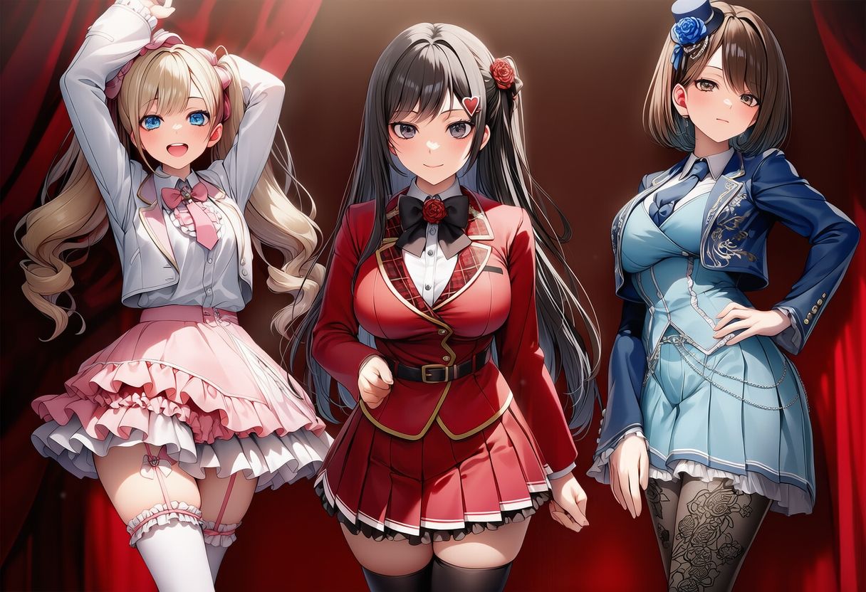 サンプル画像1:地下アイドル皮化独占 vol.1 〜ブルームローズ青担当・雨竜つばさ〜(リオ＠制服少女) [d_681838]