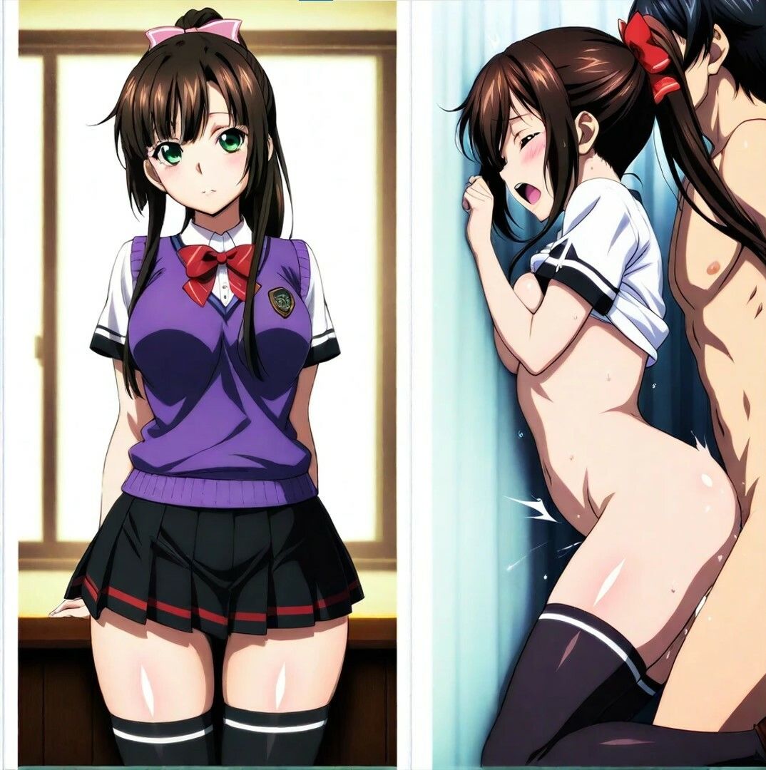 いつも好きな親友の女子を助ける優しいポニテお姉さんと・・・■ 画像2