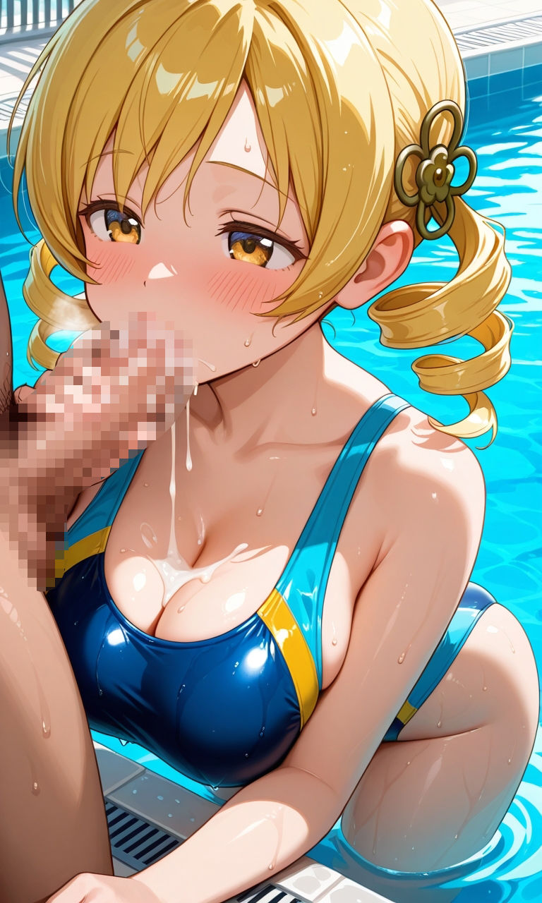 サンプル画像3:競泳水着の巴◯ミ(ふるやのCG) [d_682058]