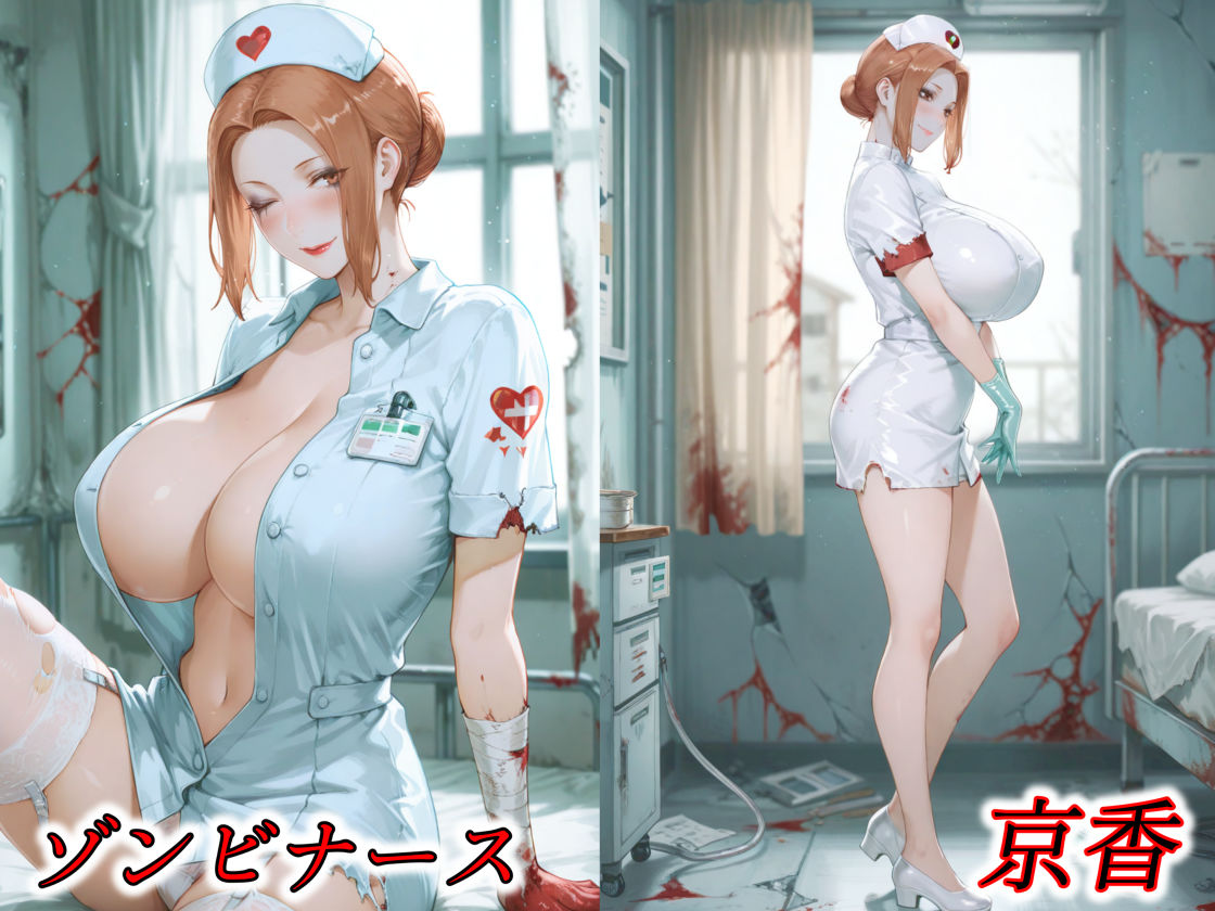 サンプル画像1:京香・結花・小春 Halloween Collection ゾンビナース＆マミー(春京ノ花橘) [d_682078]