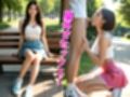 屋外でSEX！公園とオフィス街で青姦