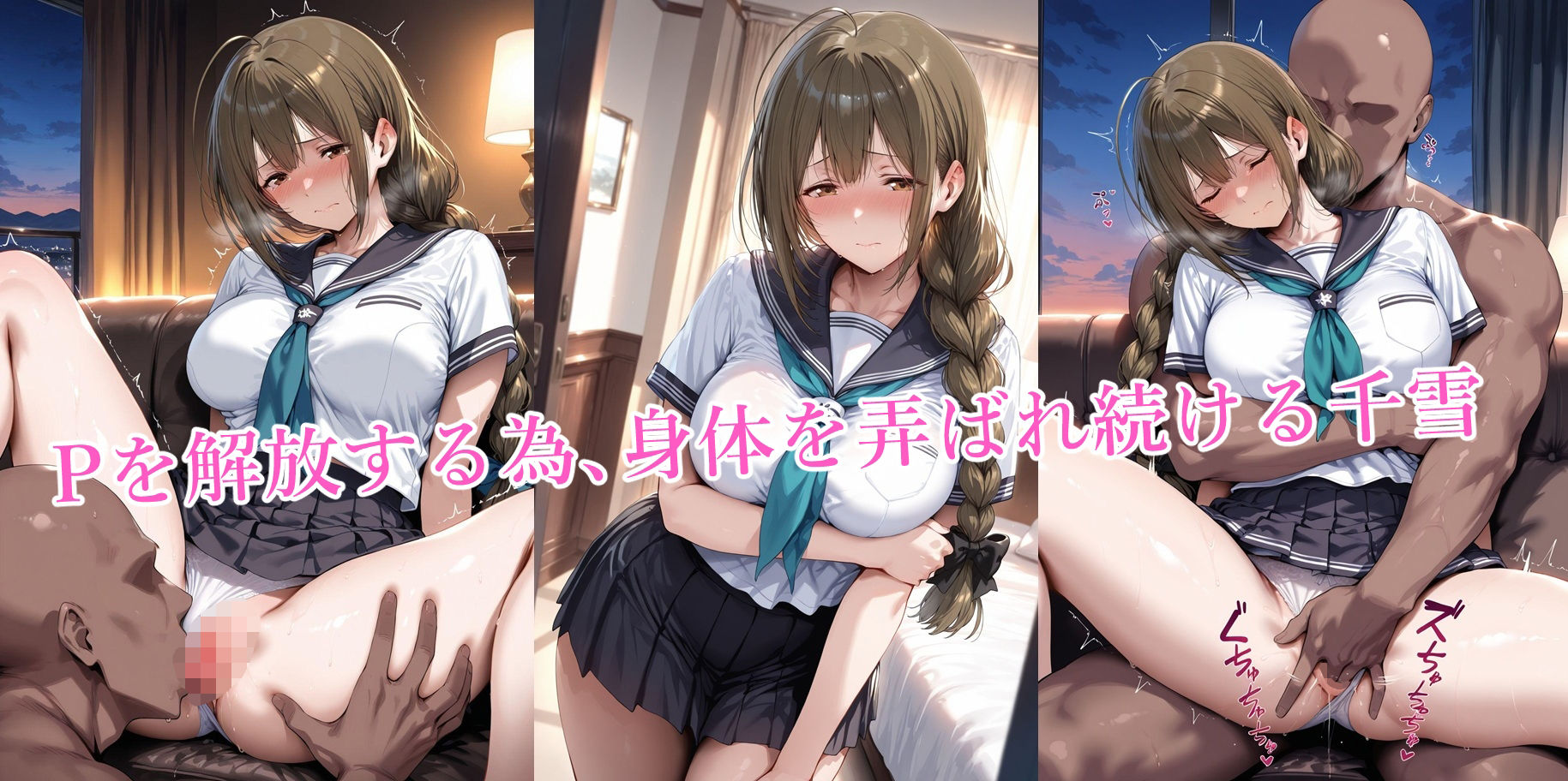 【エロ漫画】憧れのアイドルは寝取られる 桑○千雪編21