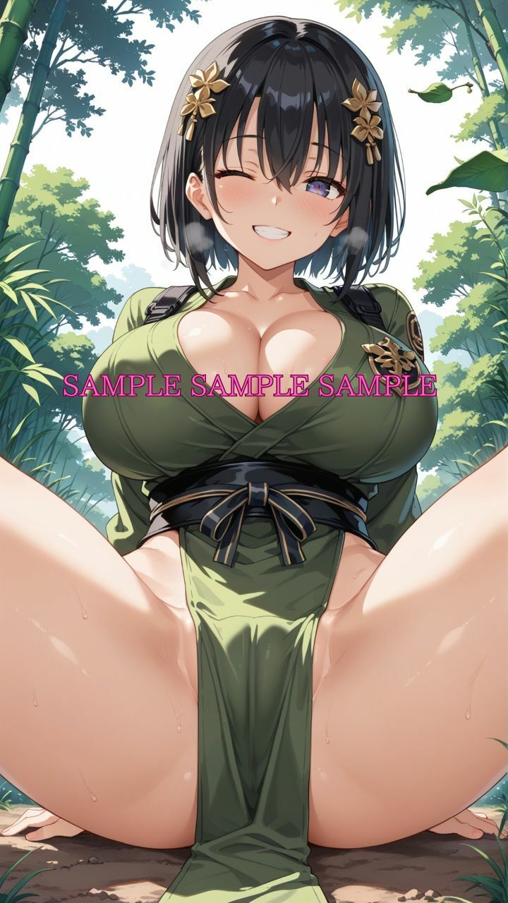 サンプル画像4:男女比1対10000の世界 忍者女子とセックスし放題でちんぽが乾く暇もないヤリ放題ハーレムライフ！！(TailorFetiAI-Pix) [d_682246]