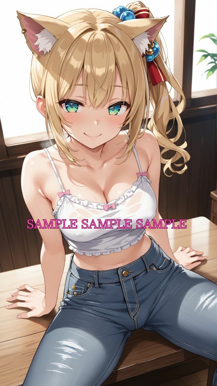 サンプル画像4:男女比1対10000の世界 ネコミミ女子とセックスし放題でちんぽが乾く暇もないヤリ放題ハーレムライフ！！Vol.3(TailorFetiAI-Pix) [d_682255]