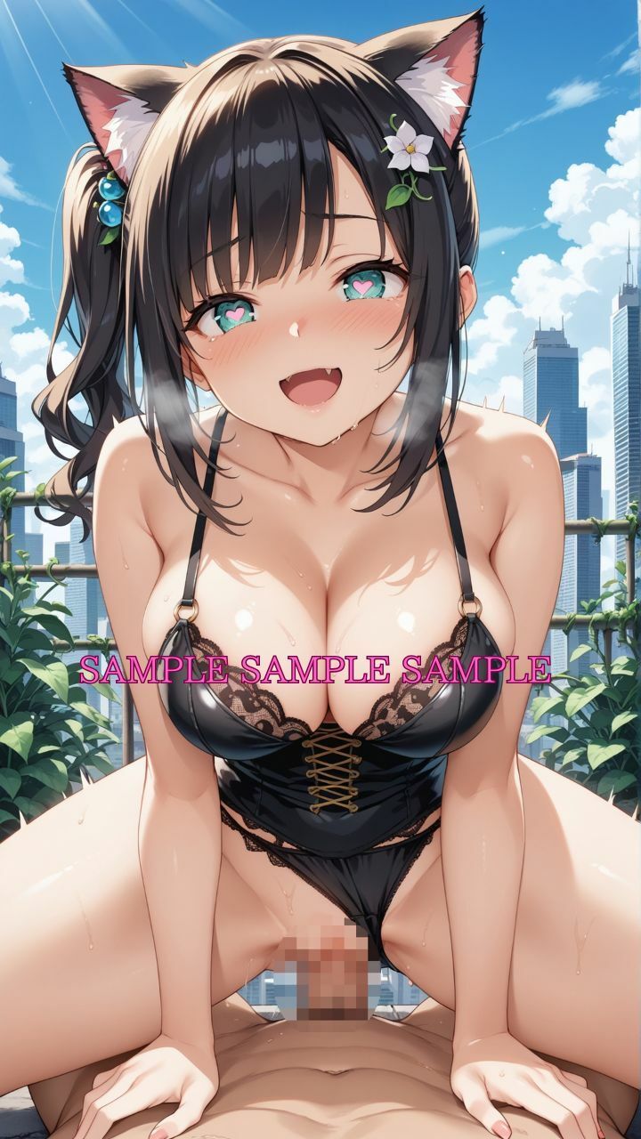 サンプル画像6:男女比1対10000の世界 ネコミミ女子とセックスし放題でちんぽが乾く暇もないヤリ放題ハーレムライフ！！Vol.3(TailorFetiAI-Pix) [d_682255]