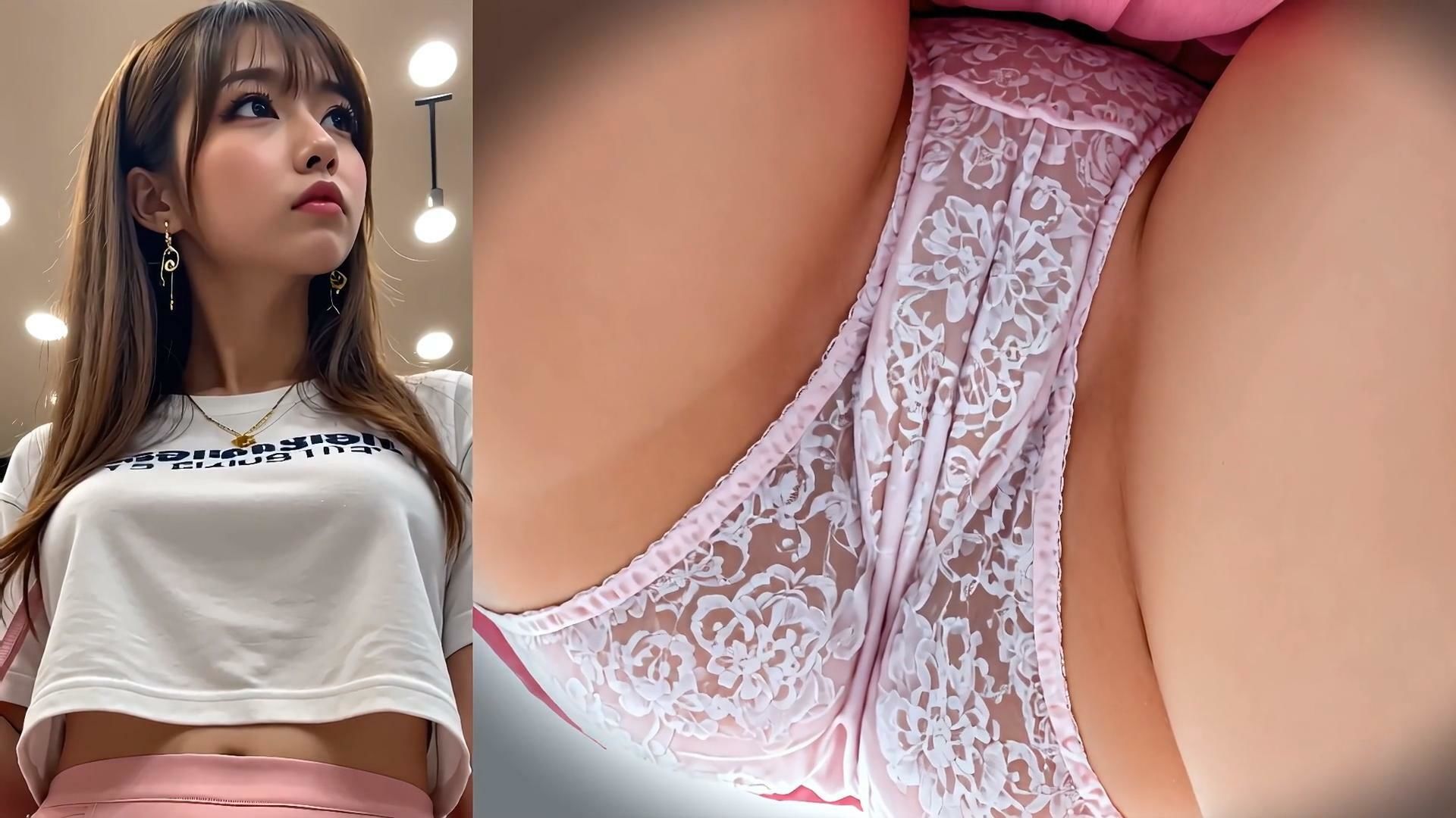 【動画】ぱんつが見たいけど顔も見たい!〜ショッピングモーラーのぱんつ〜 画像1