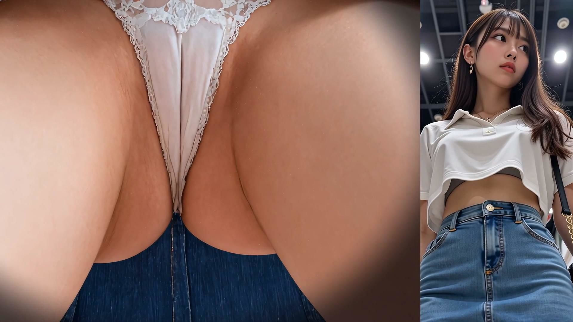 【動画】ぱんつが見たいけど顔も見たい!〜ショッピングモーラーのぱんつ〜 画像3