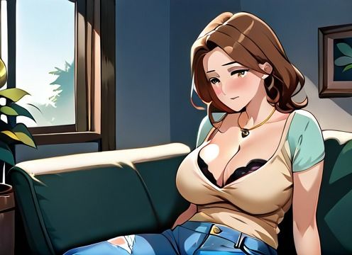 サンプル画像1:ランジェリー人妻Vol.1〜珍しく派手な下着をつけたあの人と…(ミルクポテト) [d_682280]