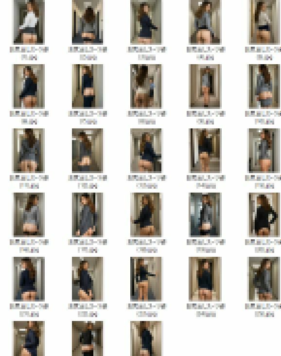 元ヤン美人妻 妊娠前 タイトスカート尻＆尻見せ写真集【全71枚】 サンプル10