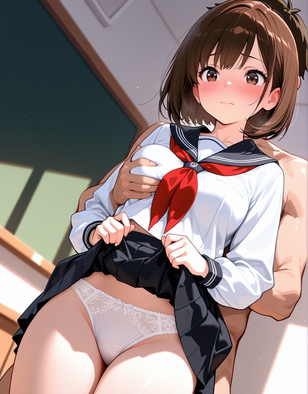 JKの縛られ飼育  オヤジの屈辱調教 画像9