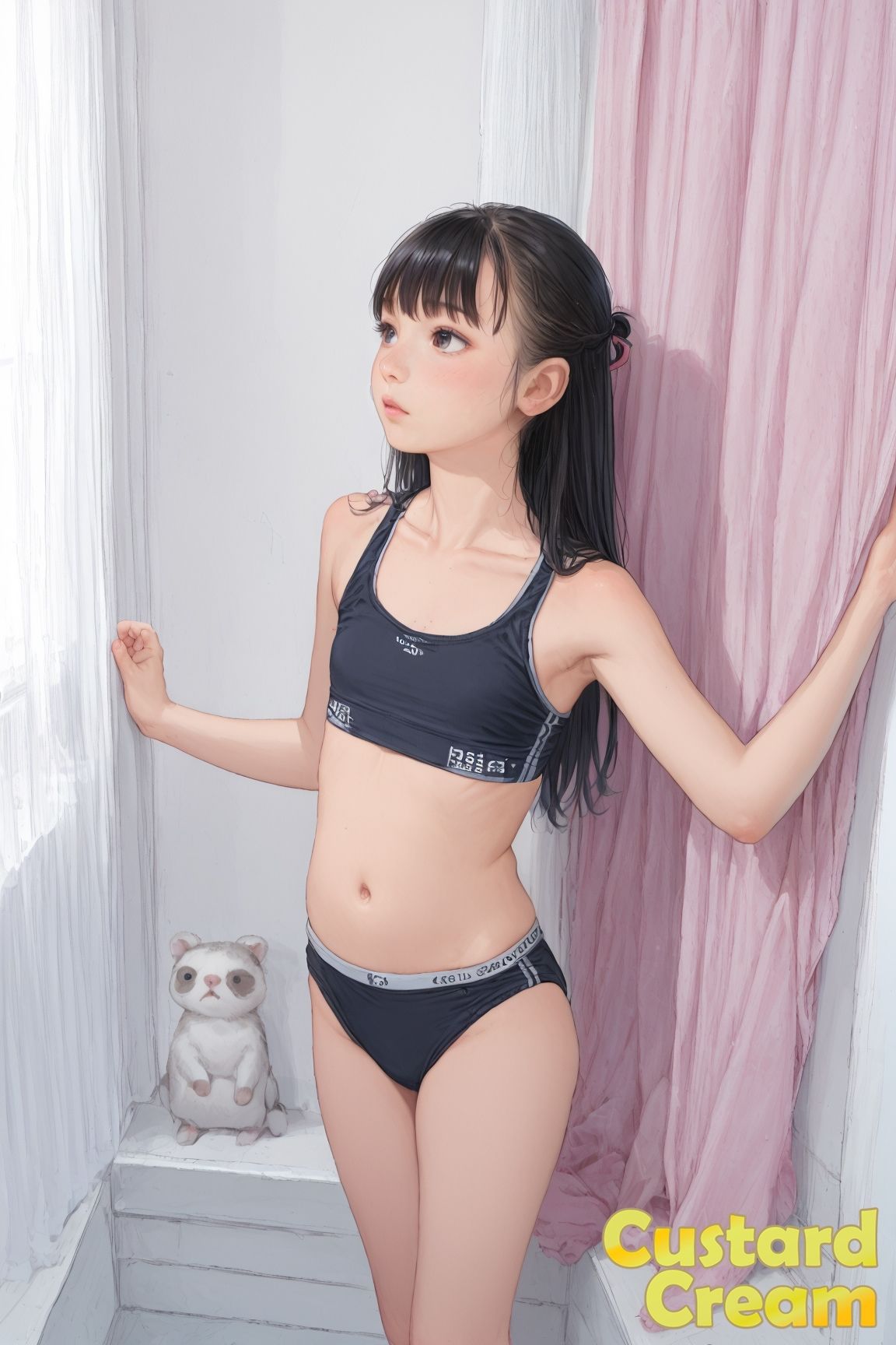 八年ハ組のバスケ部こっそりのぞいちゃお エロ漫画8