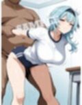 エウルアが自慰バレして種付けおじさんに◯されるCG集