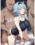 エウルアが自慰バレして種付けおじさんに◯されるCG集