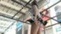女子アナになった二階堂沙耶・早朝のニュース番組の冒頭でミニスカートでダンスすることを業務命令で強要される:Vol.003『ただの話題作りとのことで電源OFF（のはず）のカメラが4台、ローアングルから彼女のスカート内を覗き込むように設置されている:PV03_純白フルバックパンティで扇風機風チラ』