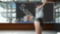 女子アナになった二階堂沙耶・早朝のニュース番組の冒頭でミニスカートでダンスすることを業務命令で強要される:Vol.003『ただの話題作りとのことで電源OFF（のはず）のカメラが4台、ローアングルから彼女のスカート内を覗き込むように設置されている:PV03_純白フルバックパンティで扇風機風チラ』
