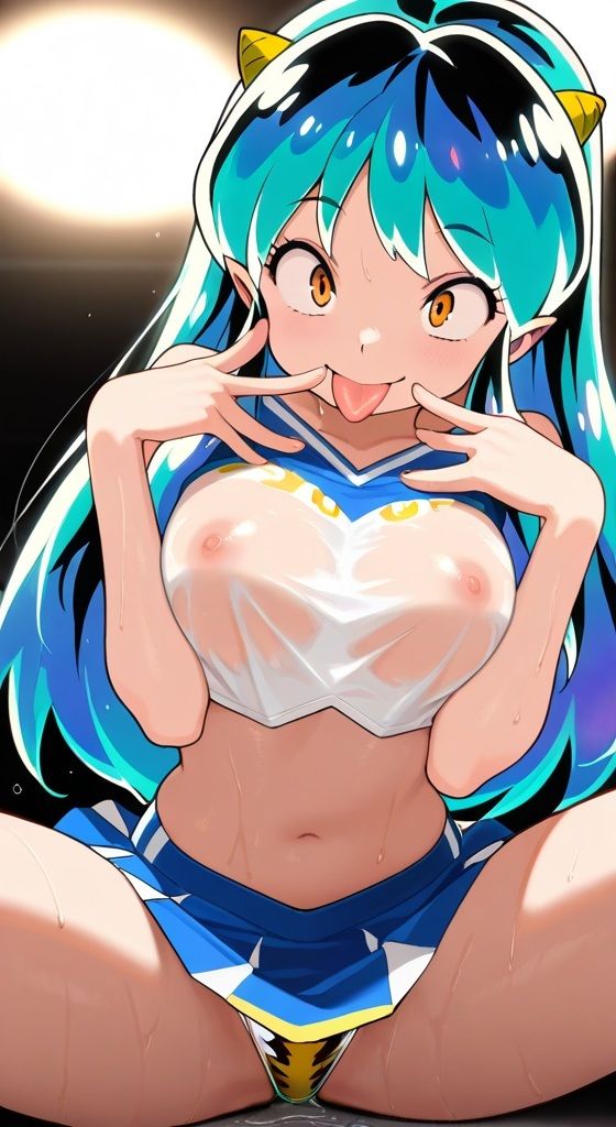 サンプル画像5:【うる星や〇ら】ラ〇ちゃん  ヌードイラスト集  トップレスだっちゃ(AI美少女研究会) [d_682481]