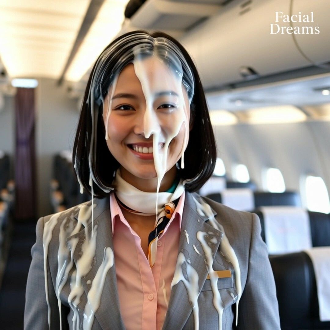 サンプル画像2:Fluid Dreams 白い巡航の静寂 機内編（CA）(FacialDreams) [d_682486]