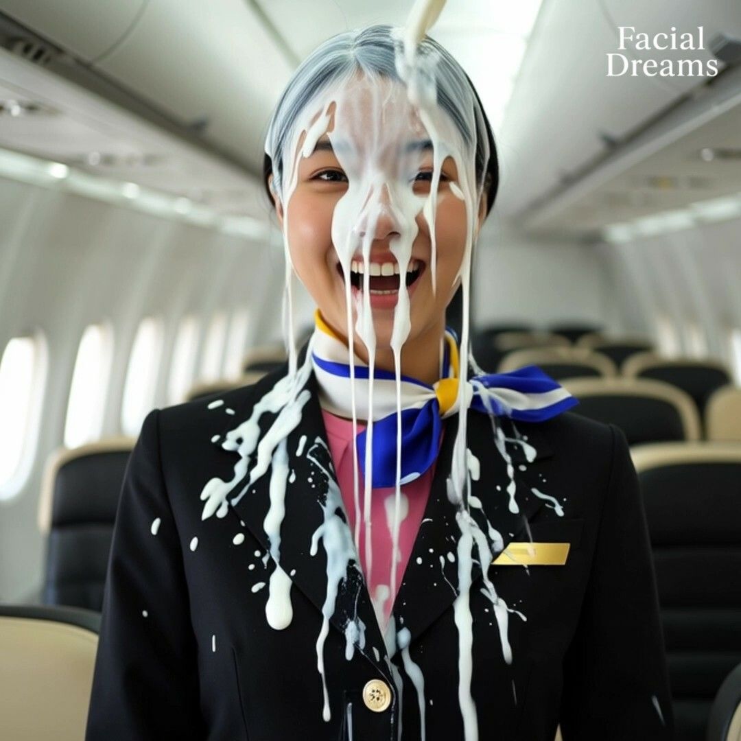 サンプル画像5:Fluid Dreams 白い巡航の静寂 機内編（CA）(FacialDreams) [d_682486]