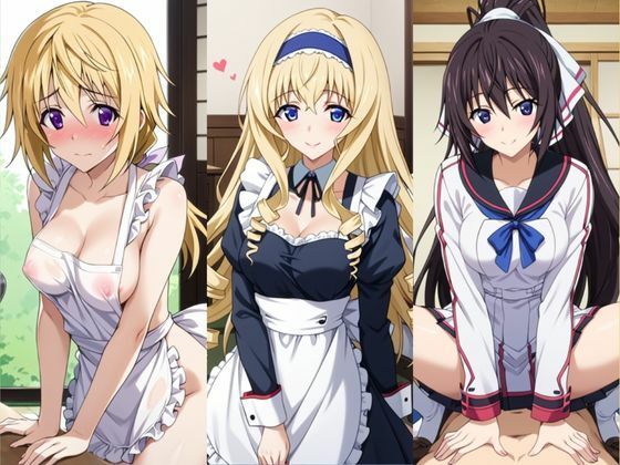 サンプル画像4:「恋人と行く初めてのふたり旅――お願い、今日だけはその服で…（はーと） 甘くてちょっとエッチなコスプレしおり」シャ○ロット・デュノア＆セ○リア・オルコット＆篠○之箒編(クミンロール) [d_682493]