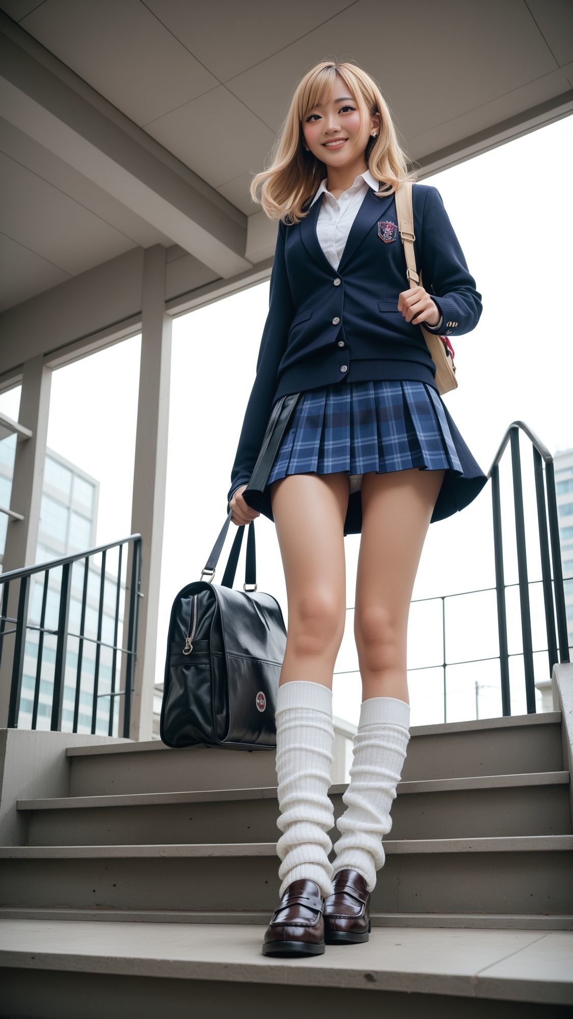 サンプル画像3:【動画】転校生はミニスカートの金髪ルーズソックスギャル(SakuraBooks) [d_682509]