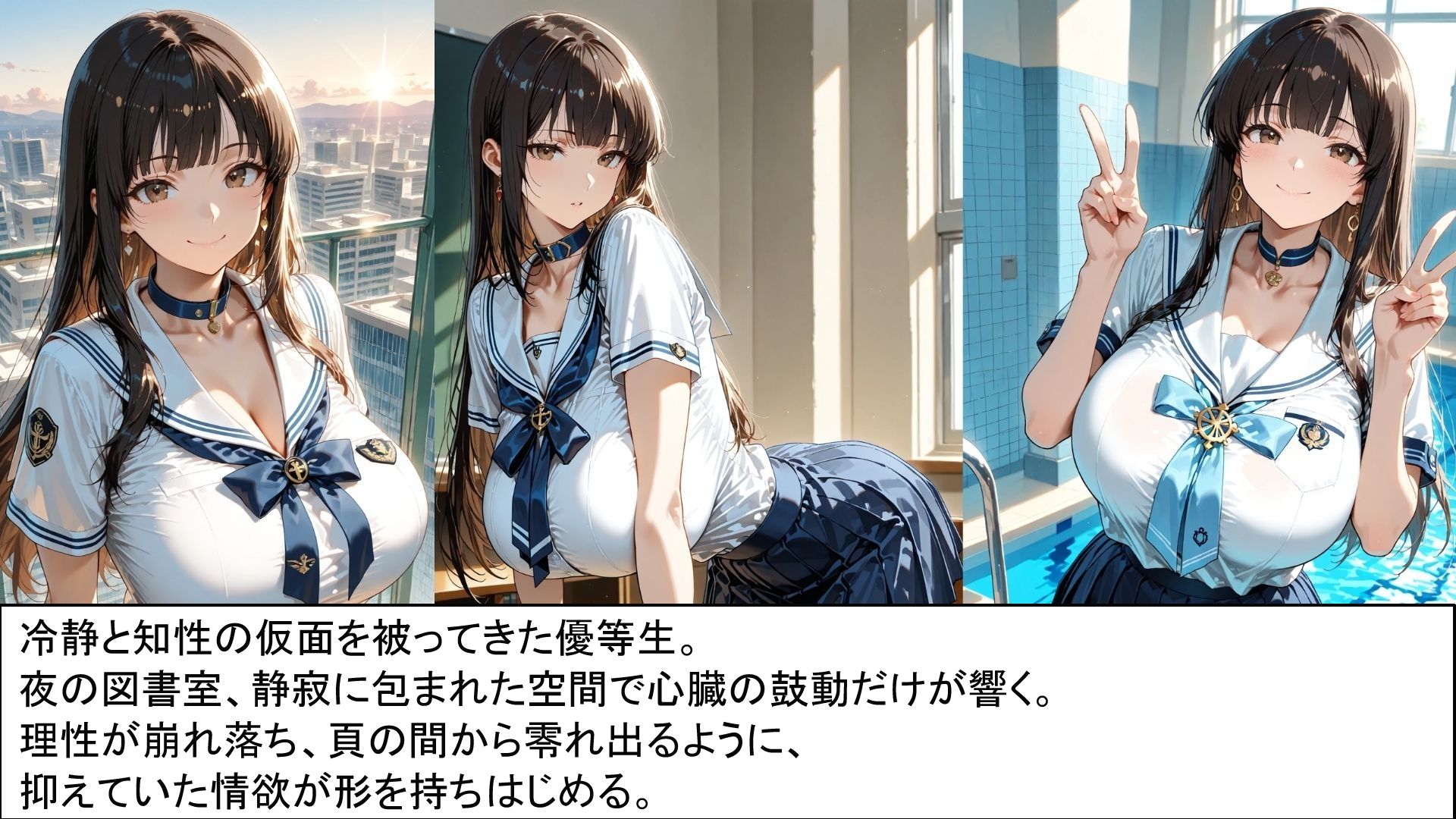 背徳の学園譚_水瀬 結衣 画像1
