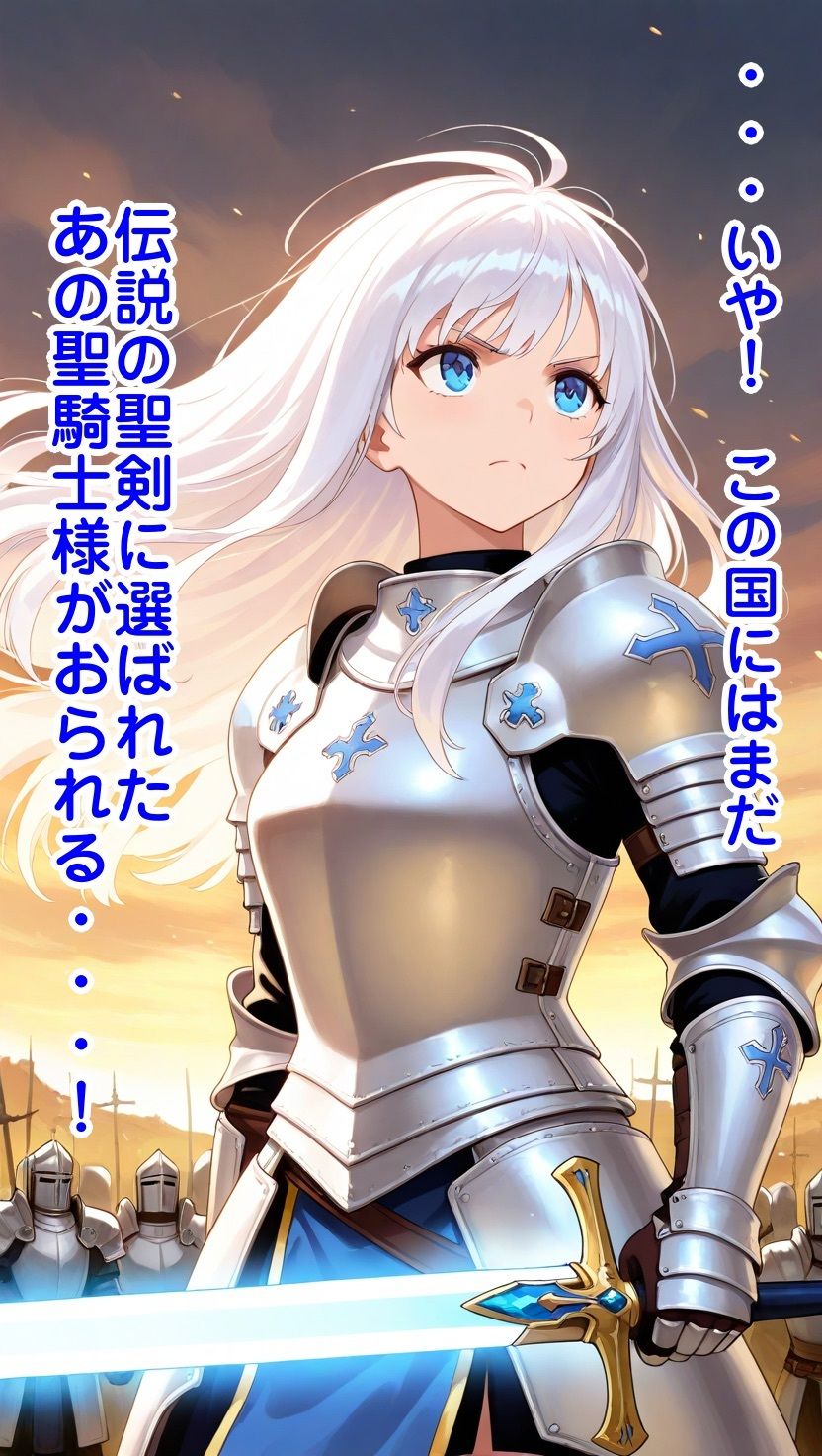 サンプル画像2:洗脳済みの聖騎士様(無様堂総本家) [d_682705]