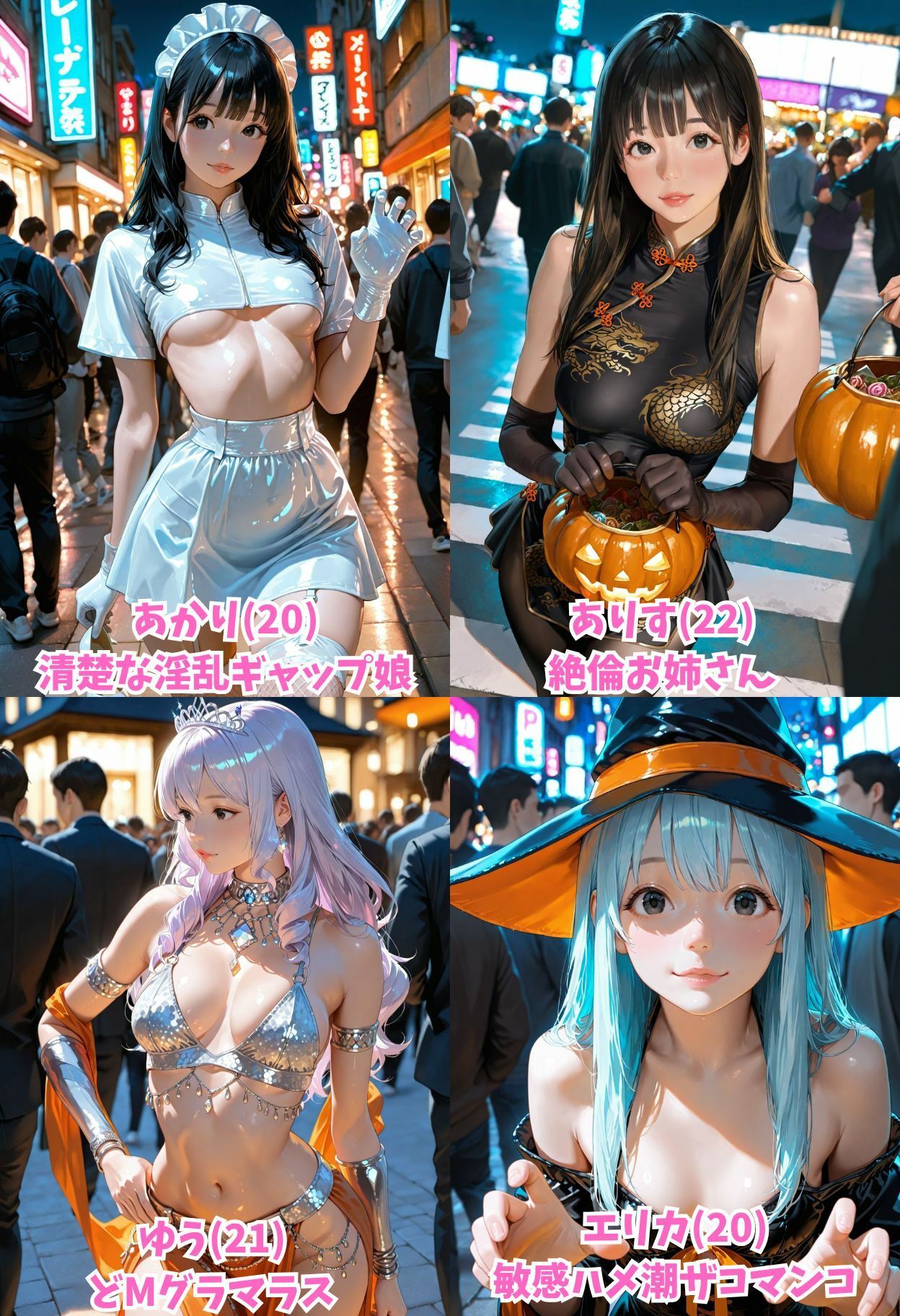 サンプル画像1:ハロウィンナンパ(そやけども) [d_682803]