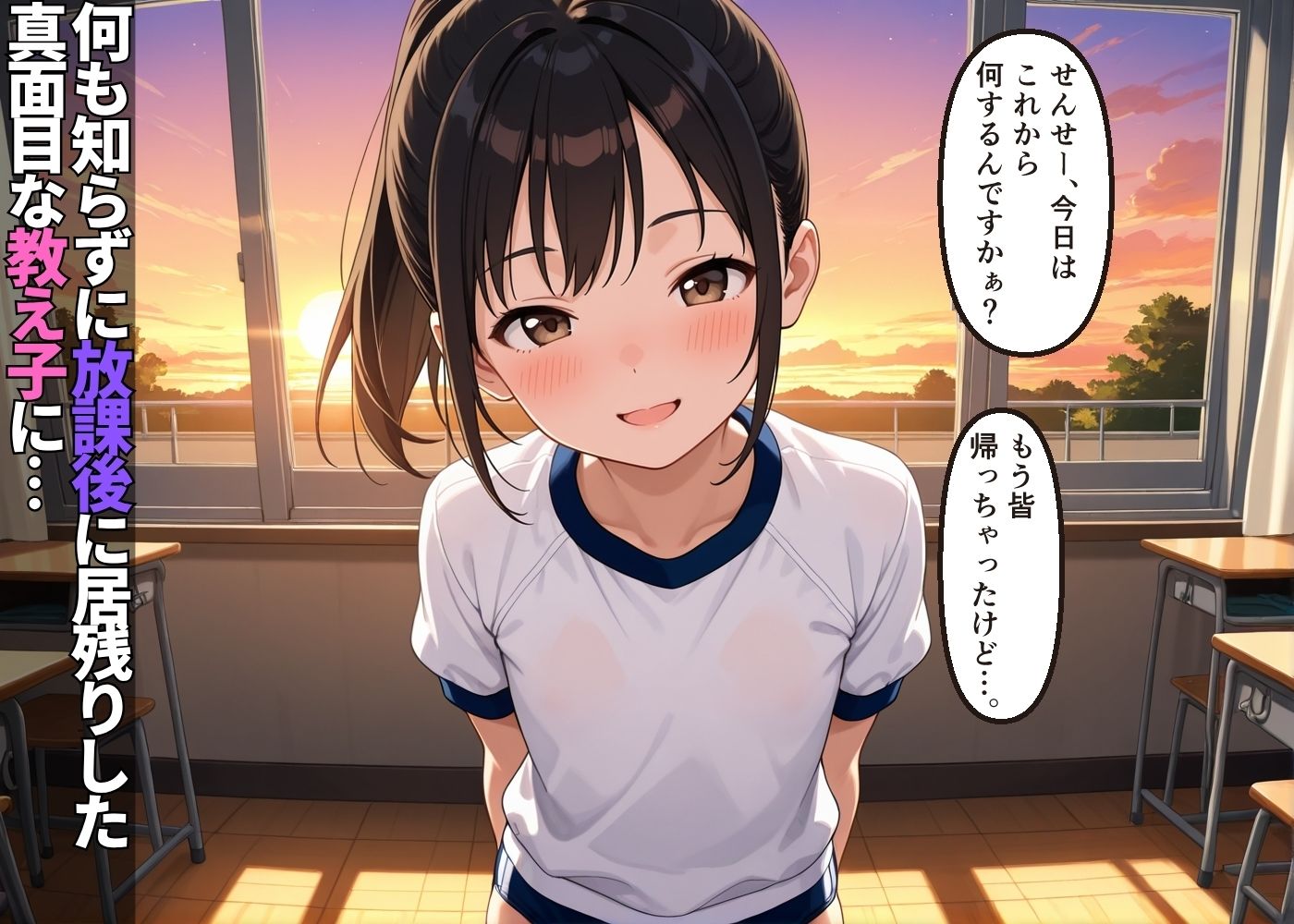 課外授業は保健体育〜つるぺた娘のエッチなお勉強〜【性指導】【初体験】【セリフ入り有】【CG500枚】 サンプル画像 3