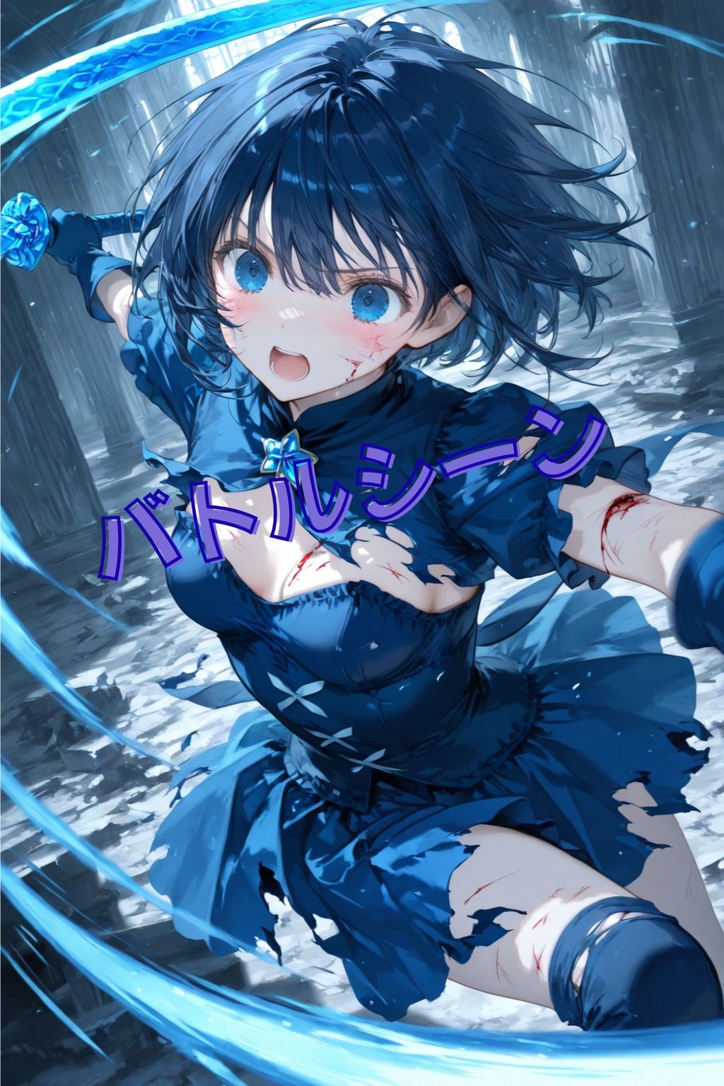 サンプル画像3:魔法戦士せりか vol.1 巨大モンスターとの戦い 編(てにおは堂) [d_682865]