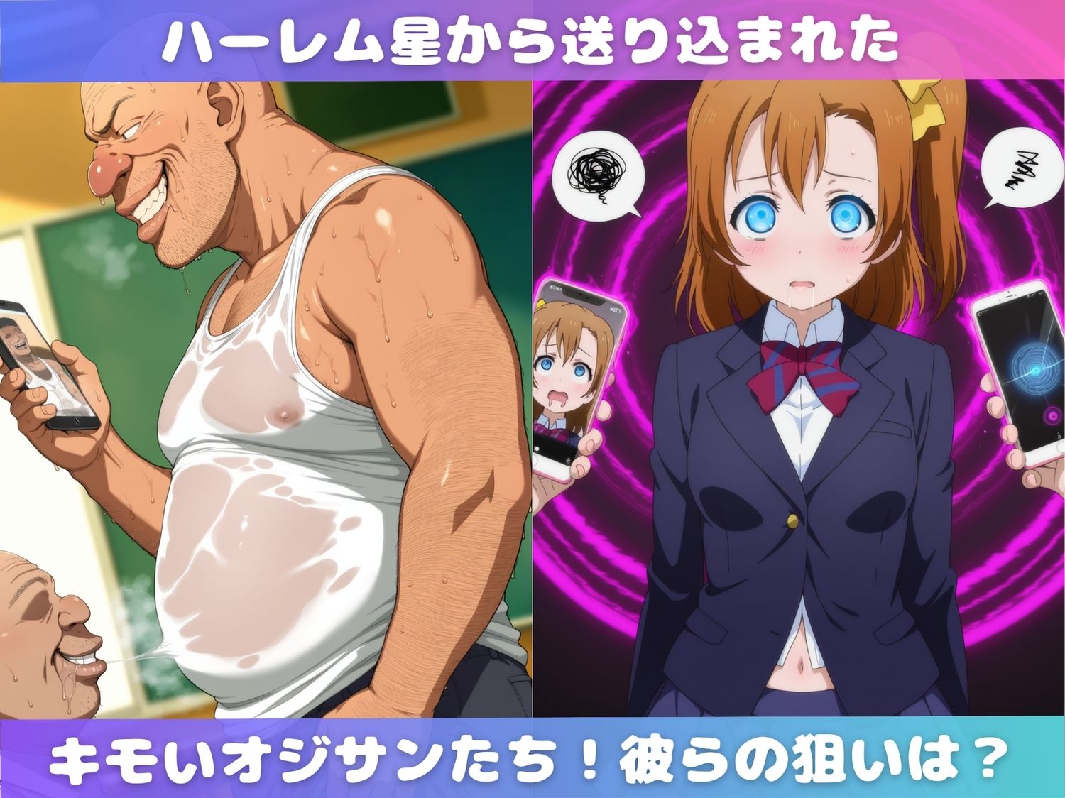 サンプル画像1:トラ●ル！娘がとにかくキモいオジサンから孕ませられるまでの記録2(スターパス) [d_682869]